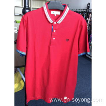 Men's Solid Pique Polo Shirt Aldo Conti Mexico